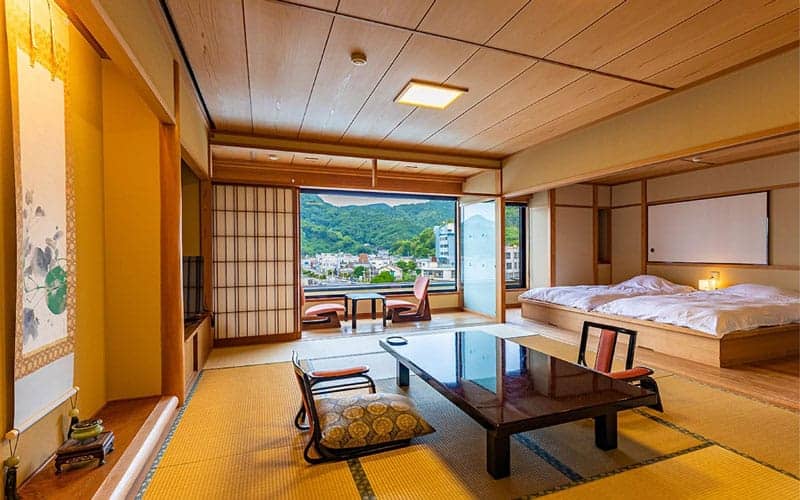 Japan Traditional Ryokan Tatami Room