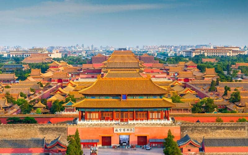 Forbidden City Aerial View