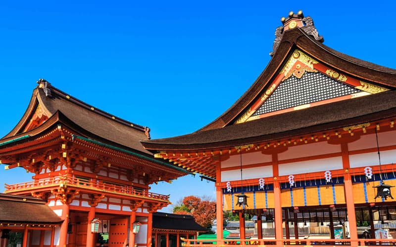 Fushimi Inari Shrine Vermilion Buidings