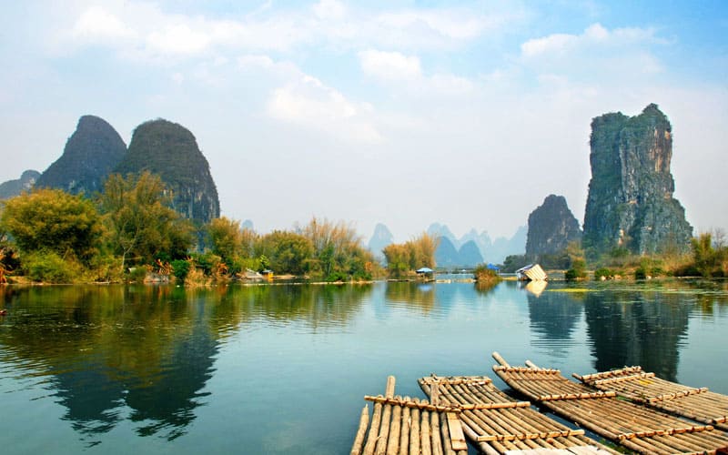 Karst Mountains Li River