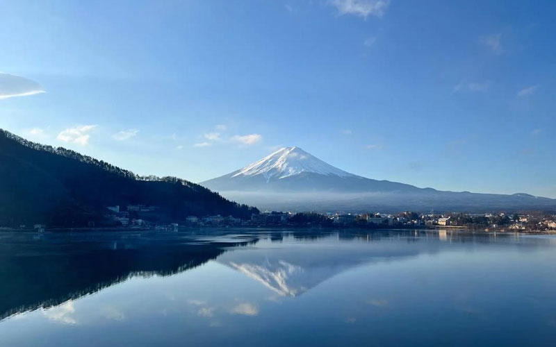Upside Down Fuji Mountain