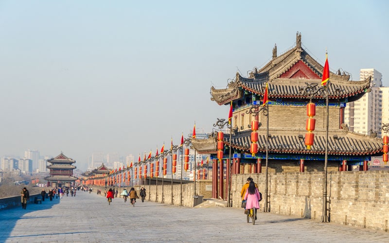 Xian City Wall Bike